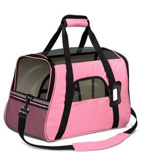Paws & Pals Airline Approved Pet Carrier – Pink